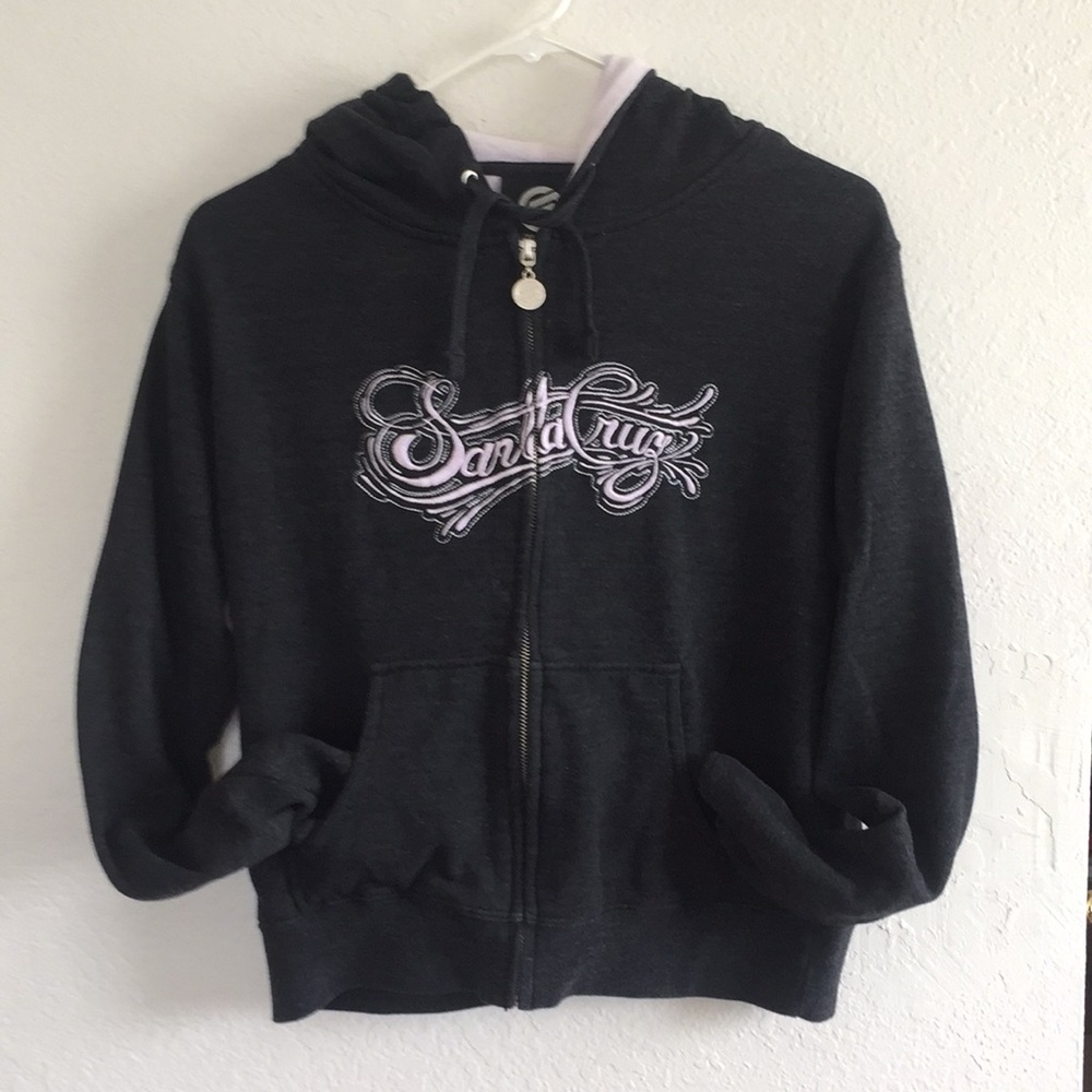 Santa Cruz Skateboards embroidered hoodie Small